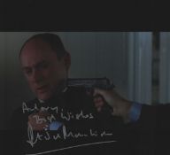 Patrick Malahide signed 10x8inch colour photo.