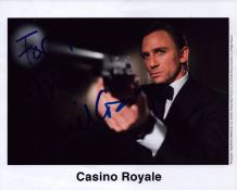 Daniel Craig signed Casino Royale 10x8inch colour photo. Dedicated.