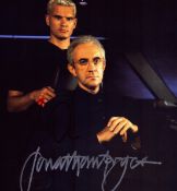 Jonathan Pryce and Gotz Otto signed 9x8inch colour photo.