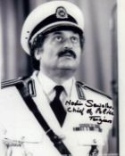 Nadim Sawalha signed 10x8inch black and white photo.