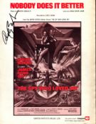 Carole Bayer Sager signed 