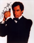 Timothy Dalton signed 10x8inch colour photo.