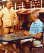 Austin Willis signed Goldfinger 10x8inch colour photo.