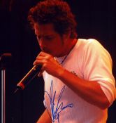 Christopher Cornell signed 10x8inch colour photo.