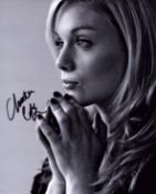 Christina Cole signed 10x8inch black and white photo.