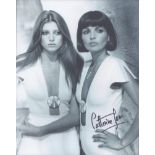 Catherine Serre signed 10x8inch black and white photo.