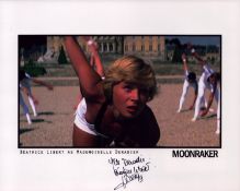 Beatrice Libert signed Moonraker 10x8inch colour photo.