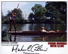Michael Culver signed From Russia with Love 10x8inch colour photo.