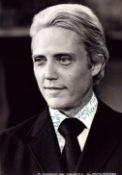 Christopher Walken signed 10x7inch black and white photo.