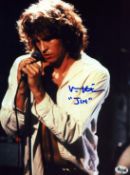 Val Kilmer signed 10x8inch colour photo pictured in his role as Jim Morrison in the film 