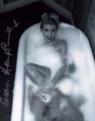 Susan Hampshire signed 10x8inch black and white photo.