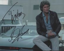 David Hasselhoff signed 10x8inch colour photo.