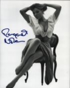 Margaret Nolan signed 10x8inch black and white photo.