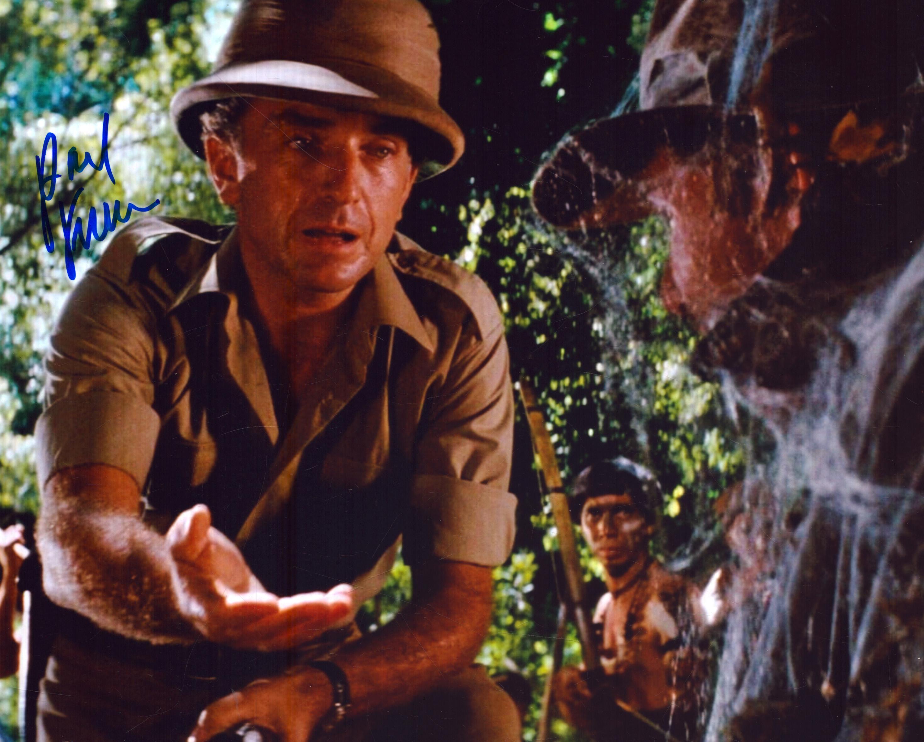 Paul Freeman signed 10x8inch Indiana Jones colour photo.