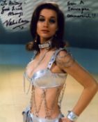 Valerie Leon signed 10x8inch colour photo. Dedicated.
