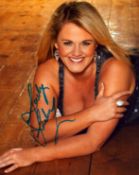 Sally Lindsay signed 10x8inch colour photo.