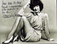 Maureen Lipman signed 10x8inch black and white photo.