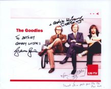 The Goodies signed 10x8inch colour photo. Dedicated.