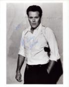Wings Hauser signed 10x8inch black and white photo.