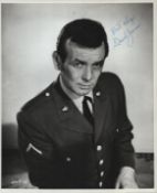David Janssen signed 10x8inch black and white photo.