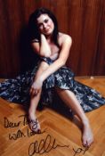 Amanda Lamb signed 10x8inch colour photo. Dedicated.