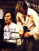 John Carson signed 10x8inch colour photo. Dedicated.