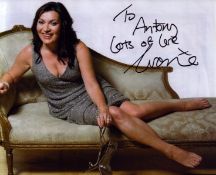 Lorraine Kelly signed 10x8inch colour photo. Dedicated.