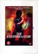 Robert Ginty signed 12x8inch colour photo.