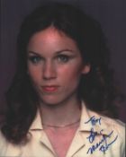 Marilu Henner signed 10x8inch colour photo. Dedicated.