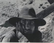 Anthony James signed 10x8inch black and white photo.