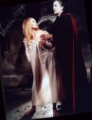Veronica Carlson signed 10x8inch colour photo.