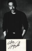 G Hings signed white card with unsigned 10x8inch black and white photo.