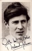 Michael Johnson signed 6x4inch black and white photo.