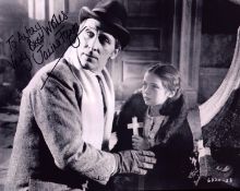 Janine Faye signed 10x8inch black and white photo. Dedicated.