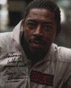 Ernie Hudson signed 10x8inch colour photo. Dedicated.