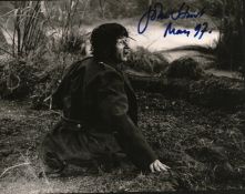 John Hurt signed 10x8inch black and white photo.