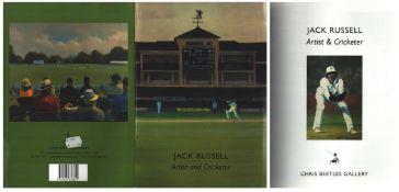 Jack Russell - Artist and Cricketer Paperback Book. Authors: Pascale Oakley; David Wootton.