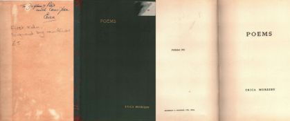 Erica signed. Poems Hardback Book. Author: Erica Moresby. Published 1951 Archibald & Johnsons