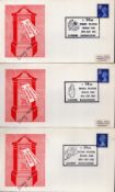 Collection of 3 Cheryl Lewis signed '54th Philatelic Congress of Great Britain' first day covers, st