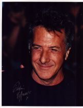 Dustin Hoffman signed 10X8 inch colour photo.