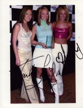 Atomic Kitten signed 10x8 inch colour photo