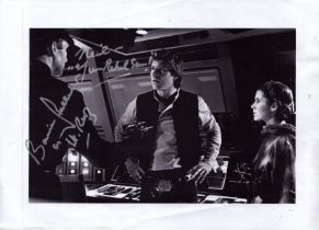 Barrie Holland signer 12x8 inch Photocopied photo with original signature