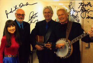 The Seekers signed 12X8 inch colour Photo