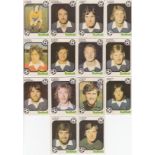 Lot of MONTY GUM - EVERTON 1975/76 Trade Cards ; A superb lot of 14 trading cards depicting Everton