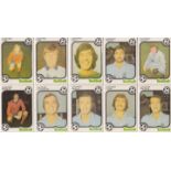 Lot of MONTY GUM - COVENTRY CITY 1975/76 Trade Cards ; A superb lot of 10 trading cards depicting Co
