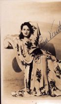 Jean Kent signed 6x4 inch black and white photo