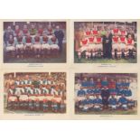 Lot of SHERMANS POOLS FAMOUS TEAMS 1938 Team Cards x 36 ; A superb lot of 36 team cards issued by Sh