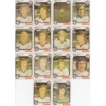 Lot of MONTY GUM - DERBY COUNTY 1975/76 Trade Cards ; A superb lot of 14 trading cards depicting Der