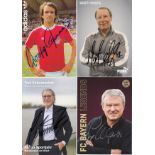 Lot of Autographed GERMAN Promotional Cards ; Lot of 8 promotional cards - each measures approx 6 x