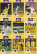 Lot of CRICKET Stickers ; Lot of 19 stickers issued by Buttercup from their 1994 Allan Border Tribut